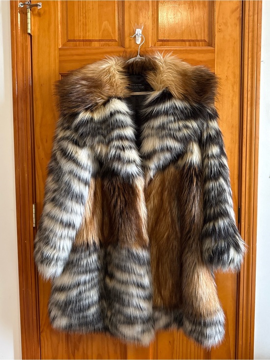 Fabulous Furs Jackets & Blazers - Donna Salyers Fabulous Furs Red Fox Faux Fur Coat Size XL